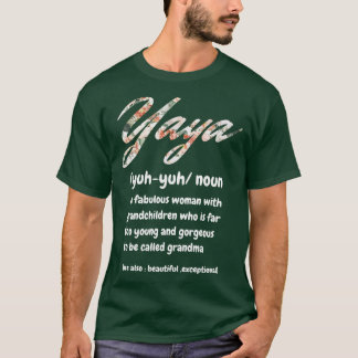 Yaya definiert eine fantasievolle Frau mit Großkin T-Shirt