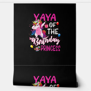 Yaya der Geburtstagsprinzessin Unicorn Girl T - Sh Tapete