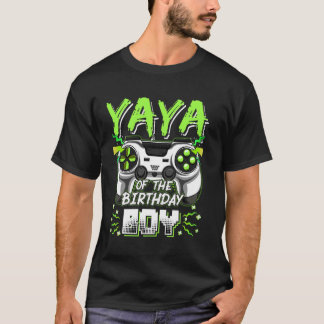 Yaya des Geburtstagskindes Videospiel Bday-Party T-Shirt