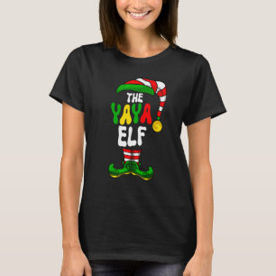 Yaya-Elfen-Pyjama-Matching-Gruppe Weihnachten Feie T-Shirt