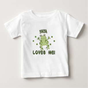 YaYa Lieben ich Frosch Baby T-shirt