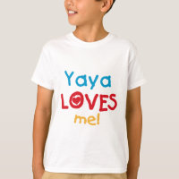Yaya Lieben ich T-Shirts und Geschenke