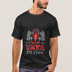 YaYa Pit Crew Geburtstag Boy Funny Matching F T-Shirt