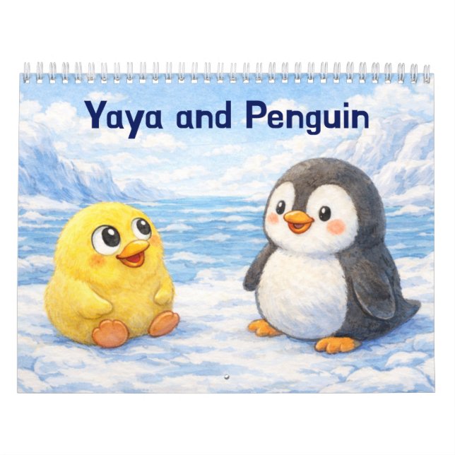 Yaya und Pinguin Kalender (Titelbild)