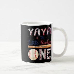 Yaya von One Little Rookie Baseball 1. Geburtstag Kaffeetasse
