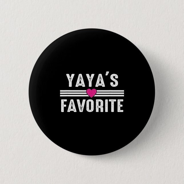 Yaya's Favorite  Button (Vorderseite)