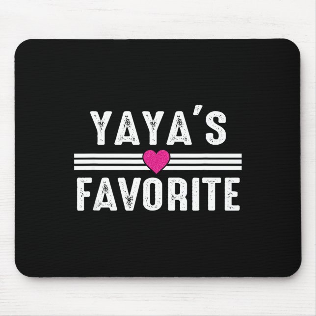 Yayas Liebling  Mousepad (Vorne)