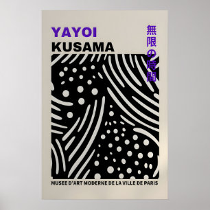 Yayoi Kusama Druck - Abstrakter Yayoi Kusama Poste Poster