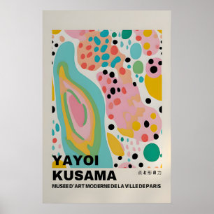 Yayoi Kusama Druck - Abstrakter Yayoi Kusama Poste Poster