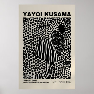 Yayoi Kusama Druck - Abstrakter Yayoi Kusama Poste Poster