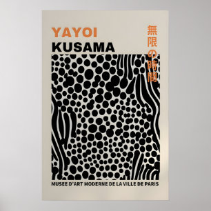 Yayoi Kusama Druck - Abstrakter Yayoi Kusama Poste Poster