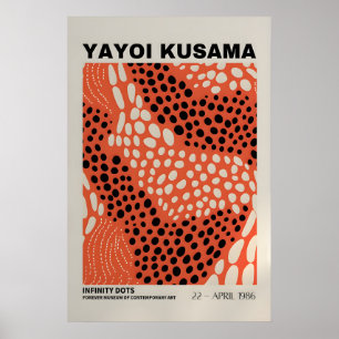 Yayoi Kusama Druck - Abstrakter Yayoi Kusama Poste Poster