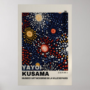 Yayoi Kusama Druck - Abstrakter Yayoi Kusama Poste Poster