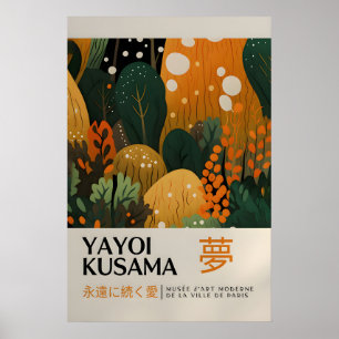 Yayoi Kusama Druck - Japanische Wandkunst - Home W Poster