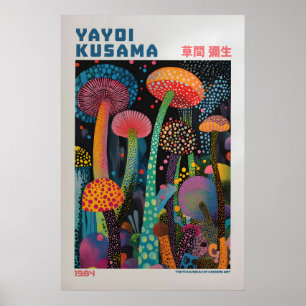 Yayoi Kusama Druck, Moderne Kunst Druck, Maximalis Poster