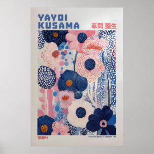 Yayoi Kusama Druck, Moderne Kunst Druck, Wohnzimme Poster