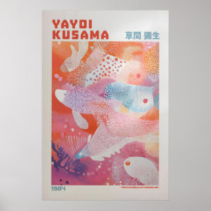 Yayoi Kusama Druck, Moderner Kunstdruck, Yayoi Kus Poster