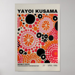 Yayoi Kusama Inspiriert Abstrakte Kunst Poster