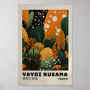 Yayoi Kusama Inspiriert Abstrakte Kunst Poster