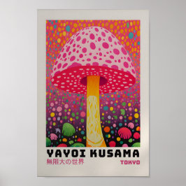 Yayoi Kusama Inspiriert Abstrakte Kunst Poster