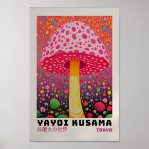 Yayoi Kusama Inspiriert Abstrakte Kunst Poster