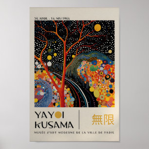 Yayoi Kusama Inspiriert Abstrakte Kunst Poster