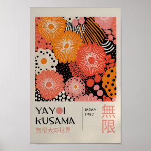Yayoi Kusama Inspiriert Abstrakte Kunst Poster