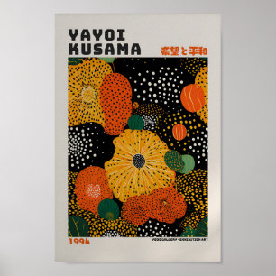 Yayoi Kusama Inspiriert Abstrakte Kunst Poster