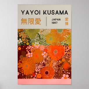 Yayoi Kusama Inspiriert Abstrakte Kunst Poster