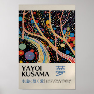 Yayoi Kusama Inspiriert Abstrakte Kunst Poster