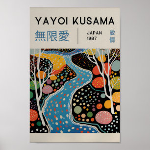 Yayoi Kusama Inspiriert Abstrakte Kunst Poster