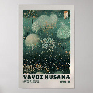 Yayoi Kusama Inspiriert Abstrakte Kunst Poster