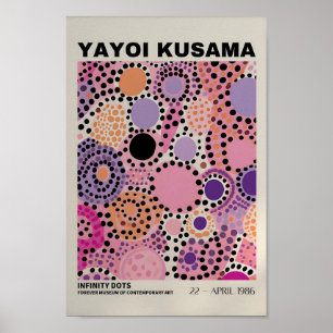 Yayoi Kusama Inspiriert Abstrakte Kunst Poster