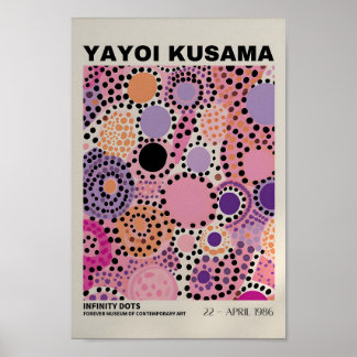 Yayoi Kusama Inspiriert Abstrakte Kunst Poster