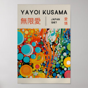 Yayoi Kusama Inspiriert Abstrakte Kunst Poster