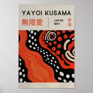 Yayoi Kusama Inspiriert Abstrakte Kunst Poster
