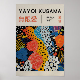 Yayoi Kusama Inspiriert Abstrakte Kunst Poster