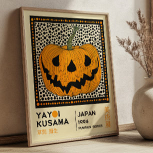 Yayoi Kusama Pop Art Kürbis-Ausstellung Poster