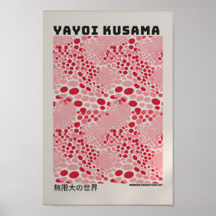Yayoi Kusama Poster - Abstrakte Yayoi Kusama