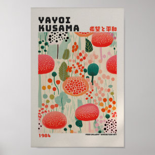 Yayoi Kusama Poster - Abstrakte Yayoi Kusama