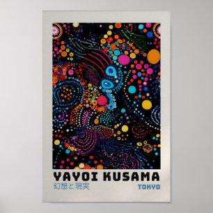 Yayoi Kusama Poster - Abstrakte Yayoi Kusama