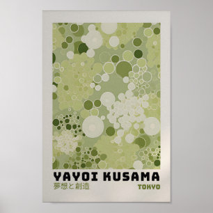 Yayoi Kusama Poster - Abstrakte Yayoi Kusama
