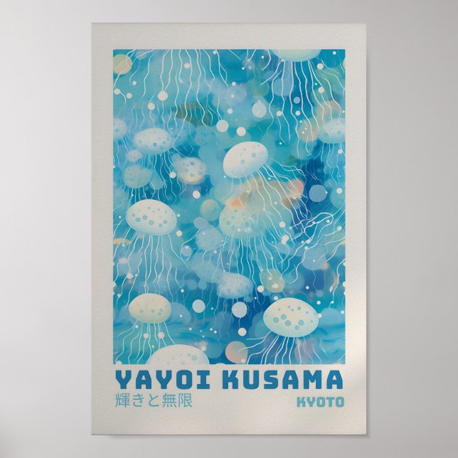 Yayoi Kusama Poster - Abstrakte Yayoi Kusama (Vorne)