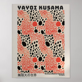 Yayoi Kusama Poster - Abstrakte Yayoi Kusama