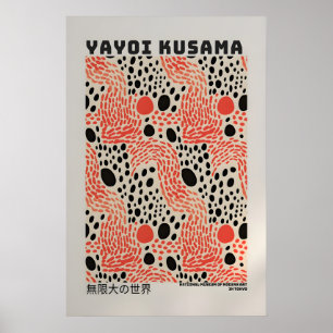 Yayoi Kusama Poster - Abstrakter Yayoi Kusama Druc
