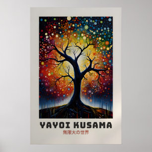 Yayoi Kusama Poster - Abstrakter Yayoi Kusama Druc