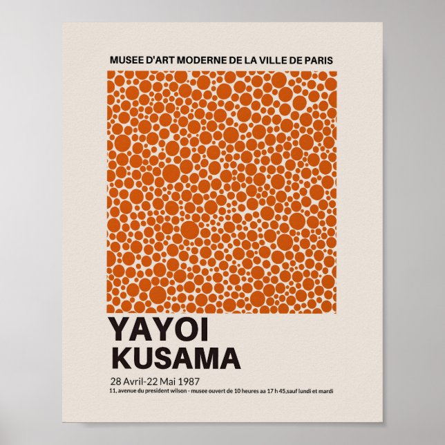 Yayoi Kusama Poster, Yayoi Kusama Print, Yayoi Poster (Vorne)