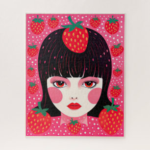 Yayoi Kusama Strawberry Girl Puzzle