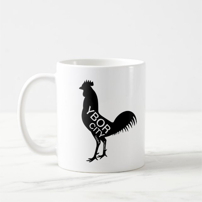 Ybor City Rooster Kaffeetasse (Links)