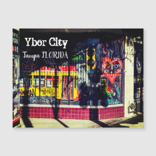 Ybor City, Tampa FLORIDA Magnetkarte